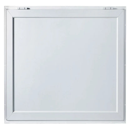 Concession Window, 91.4 x 91.4 cm Aluminum Alloy Food Truck Service Window with 4 Horizontal Sliding Screen Windows & Awning Door & Drag Hook, Serving Window for Food Trucks Concession Trailers - Image 9