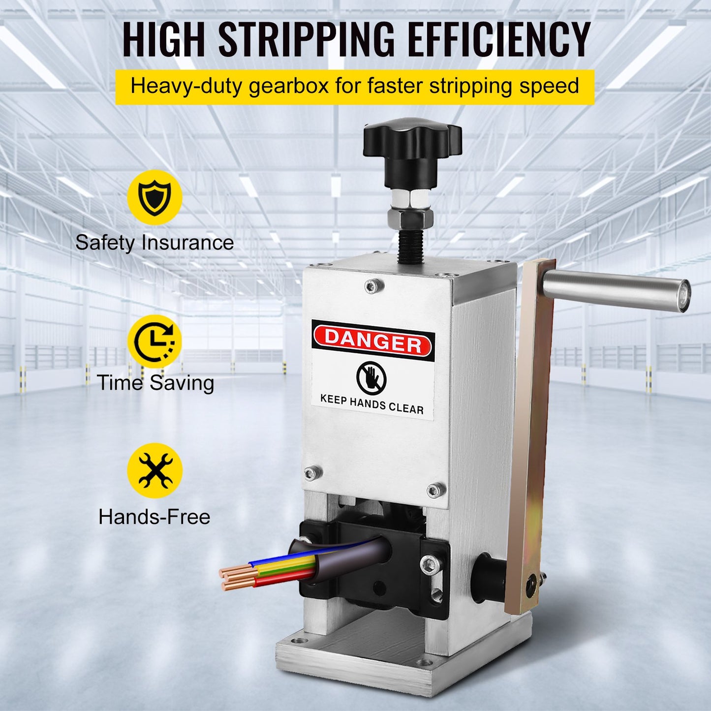 Wire Stripping Tool 0.06-0.98 Inch Cable Wire Stripping 1 Cutting Blade Wire for cutting and Stripping Scrap Copper Wire - Image 5