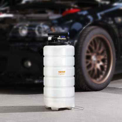 Fluid Extractor, 15 Liters Capacity, Pneumatic/Manual Oil Changer Vacuum Fluid Extractor with Dipstick and Liquid Suction Hose, Oil Extractor Change Pump for Automotive Fluids Vacuum Evacuation - Image 8