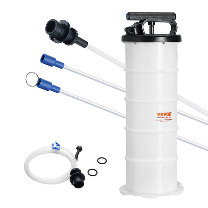 Fluid Extractor, 6.5 Liters Capacity, Manual Hand-Operated Oil Changer Vacuum Fluid Extractor with Dipstick and Suction Hose, Oil Extractor Change Pump for Automotive Fluids Vacuum Evacuation - Image 9