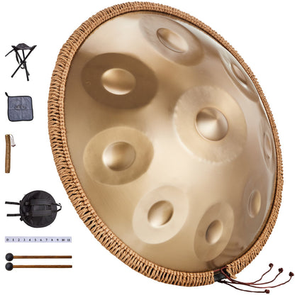 Handpan Drum 22 in 9 Notes D Minor Steel Hand Drum with Mallets for Adult - Image 9