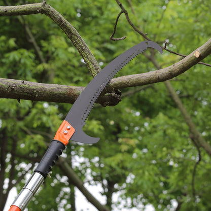 Manual Pole Saw, 2.24 m-8.24 m Extendable Tree Pruner, Sharp Steel Blade High Branches Trimming, Manual Branch Trimmer with Lightweight 8 Fiberglass Handles, for Pruning Palms and Shrubs - Image 8