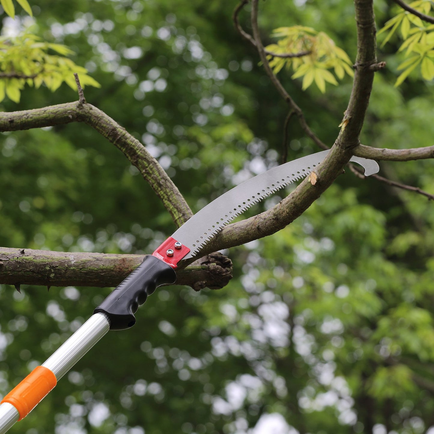 Manual Pole Saw Extendable Tree Pruner 1.4 m-3 m Aluminum Alloy Pole - Image 8