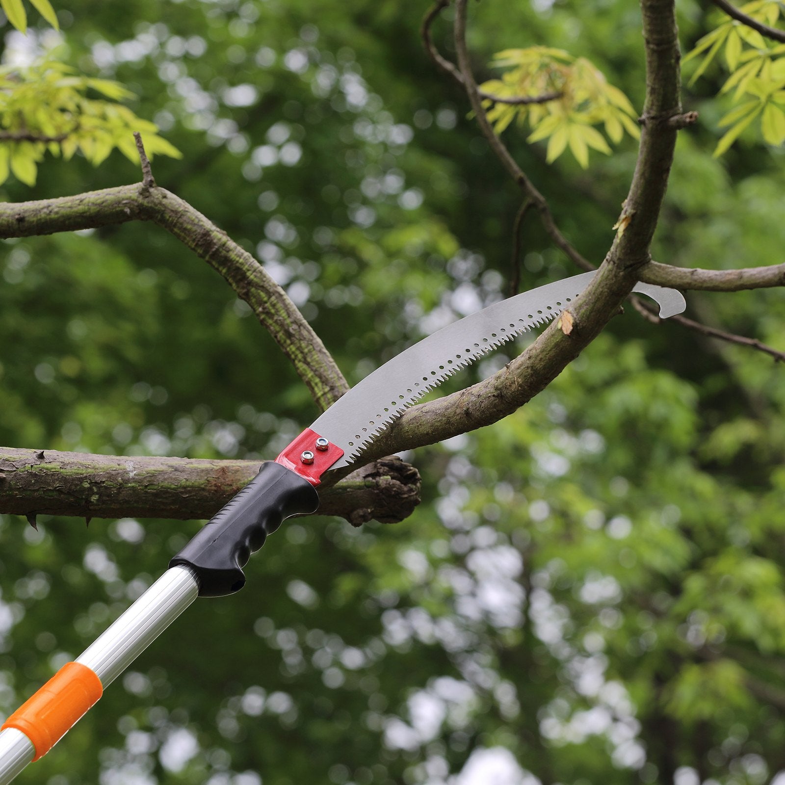 Manual Pole Saw Extendable Tree Pruner 1.4 m-3 m Aluminum Alloy Pole - Image 8