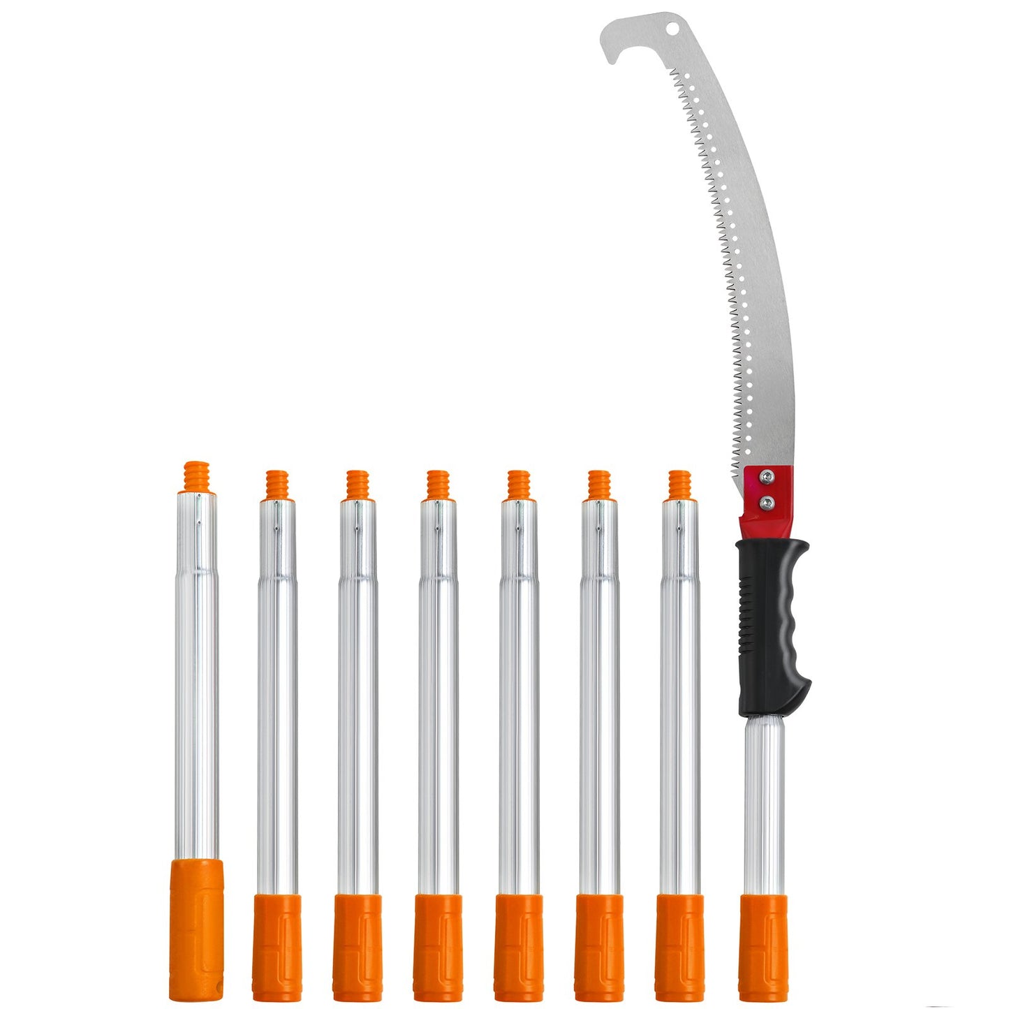 Manual Pole Saw Extendable Tree Pruner 1.4 m-3 m Aluminum Alloy Pole - Image 9