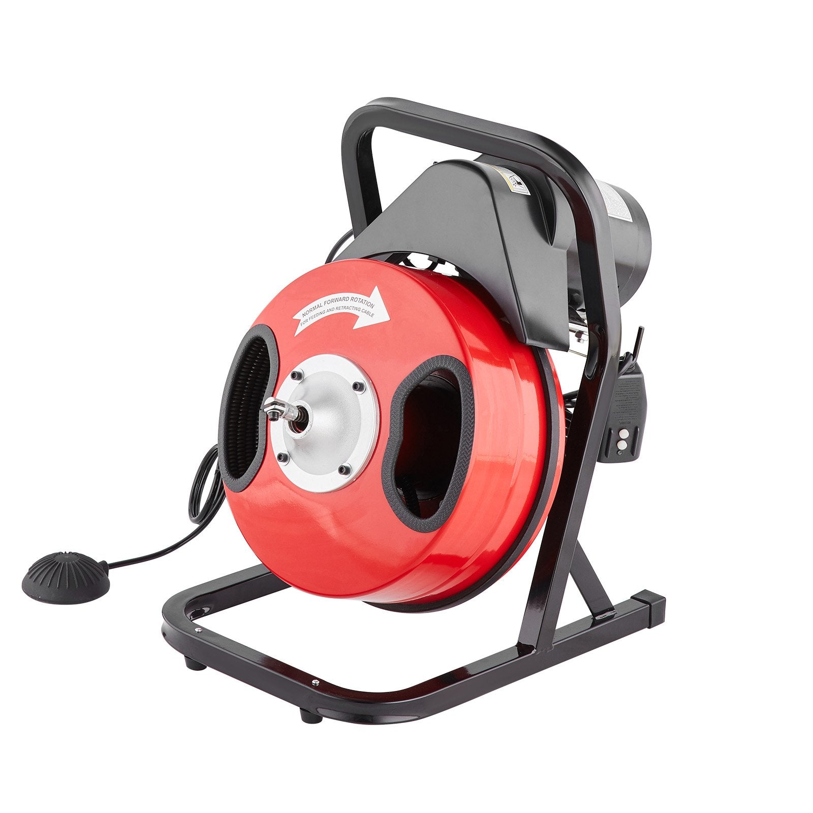 Drain Cleaner Machine 50FT x 1/2Inch Manual Feed Snake Auger with 4 Cutter - Image 9