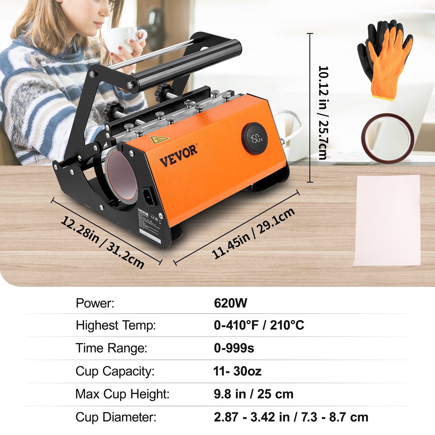Mug Heat Press Tumbler Heat Press Machine Sublimation Printing 11-30oz Cup - Image 7