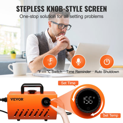 Mug Heat Press, 30oz Tumbler Heat Press Machine, Sublimation Transfer 11-15oz 16-25oz 30oz Straight Skinny Tumblers, Cup Heat Press with Heat-resist Gloves & Tape, DIY Ceramic Mugs Cups Glasses - Image 4