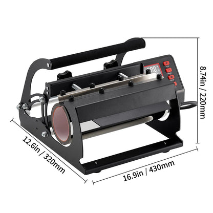 Tumbler Heat Press Machine 11-30oz Mug Press Sublimation Tumblers Black - Image 8