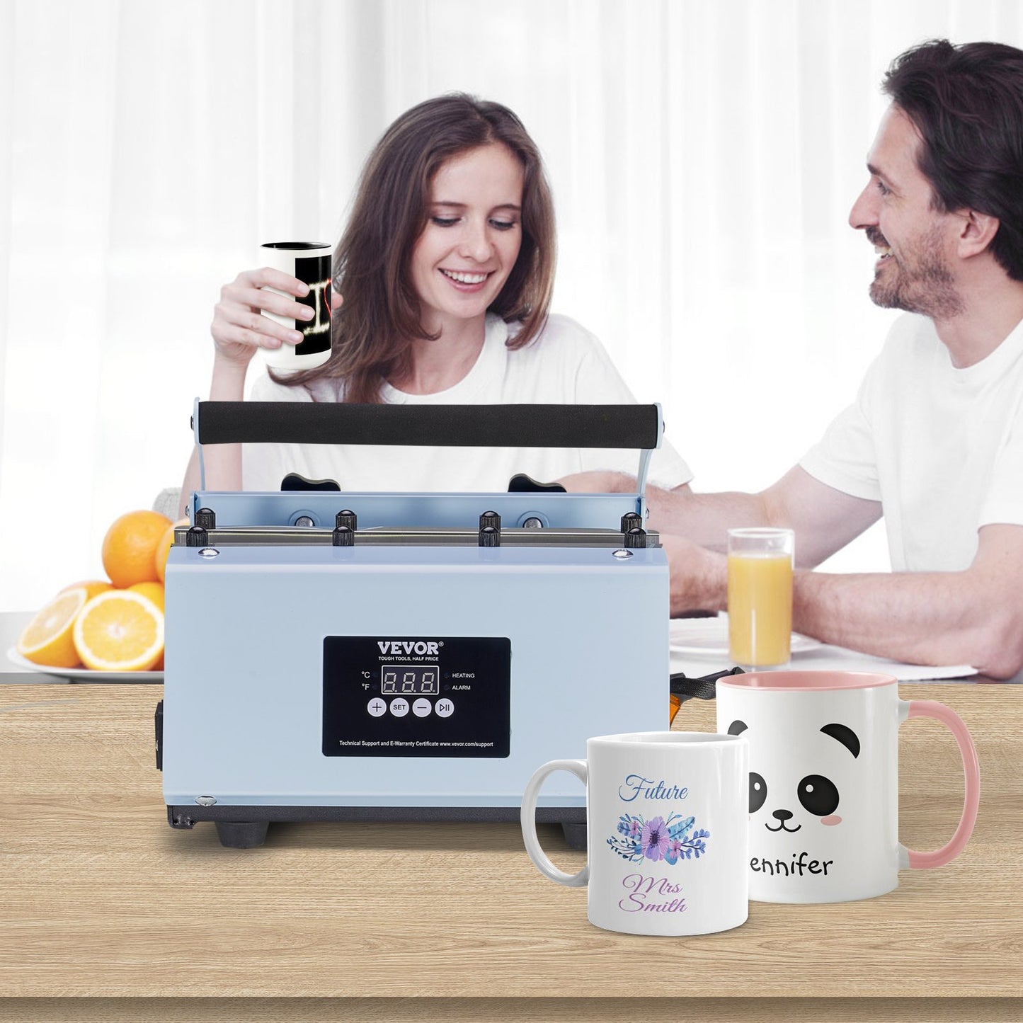 Tumbler Heat Press Machine 11-30oz Mug Press Sublimation Tumblers Blue - Image 8