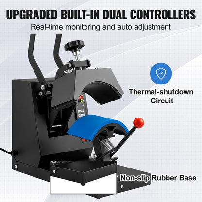 Hat Heat Press Cap Heat Press Machine 4 Heating Pads Sublimation Transfer - Image 6