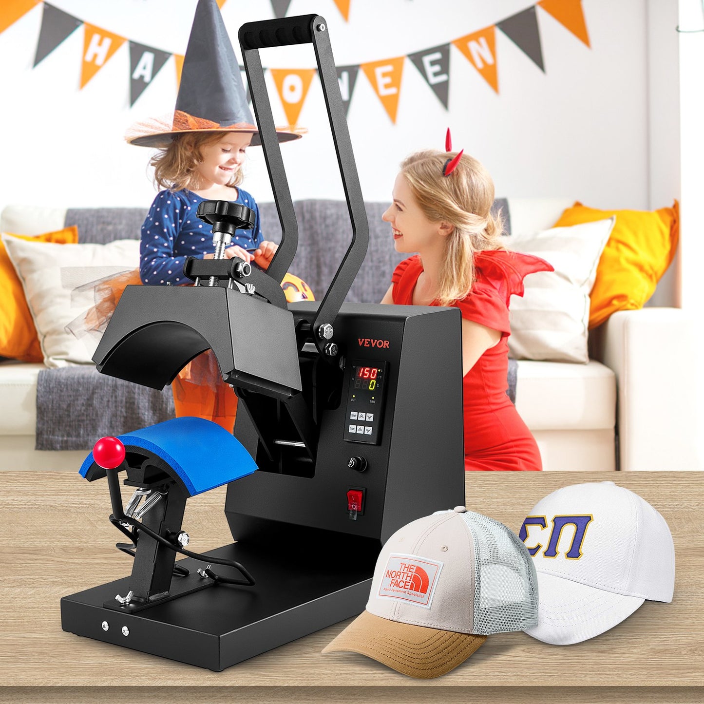 Hat Heat Press Cap Heat Press Machine 4 Heating Pads Sublimation Transfer - Image 8