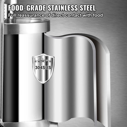 Sausage Stuffer 2.5LBS/1.5L Capacity Homemade Sausage Maker Stainless Steel - Image 3