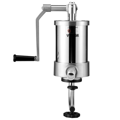 Sausage Stuffer 2.5LBS/1.5L Capacity Homemade Sausage Maker Stainless Steel - Image 9