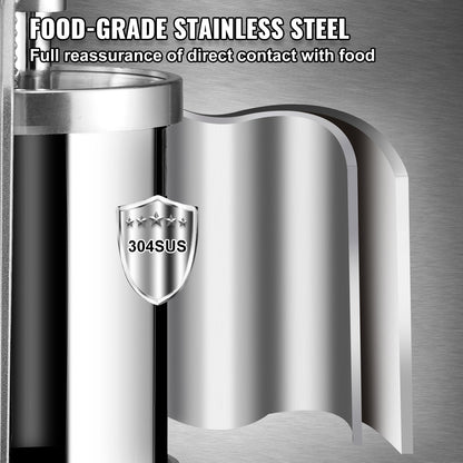 Sausage Stuffer 5LBS/3L Capacity Homemade Sausage Maker Stainless Steel - Image 3