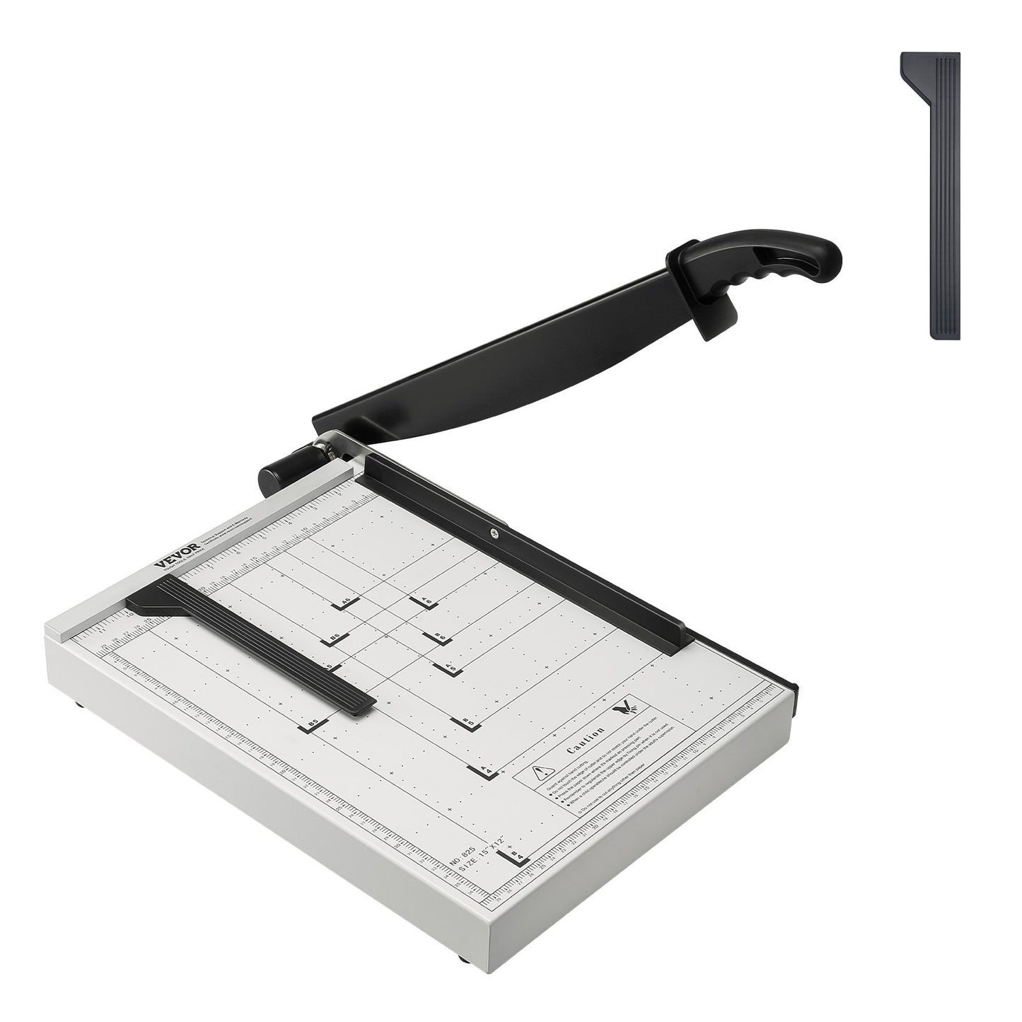 Paper Cutter, Guillotine Trimmer, 381 mm Cut Length, 16 Sheets Capacity, Heavy Duty Guillotine Paper Cutter with Guard Rail/Blade Lock for Cardstock/Cardboard, Paper Trimmer for Home Office - Image 9