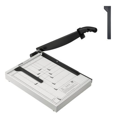 Paper Cutter, Guillotine Trimmer, 381 mm Cut Length, 16 Sheets Capacity, Heavy Duty Guillotine Paper Cutter with Guard Rail/Blade Lock for Cardstock/Cardboard, Paper Trimmer for Home Office - Image 9