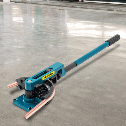 Pipe Tube Bender, 3/8" to 1" Manual Pipe Tube Bender, with 7 Dies, Heavy Duty Tube Bender Tubing of Steel Metal Copper, for Repair Shops, Blue - Image 8