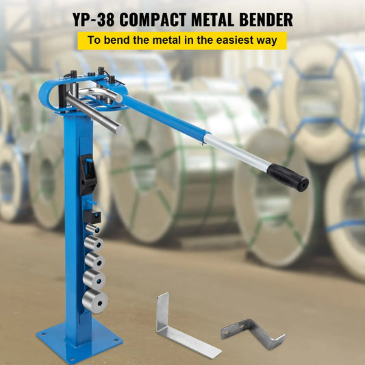 YP-38 Metal Bender 1"-3" Flat Bar Square Rod Bending 7 Dies w/ Floor Stand - Image 2