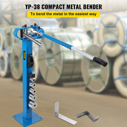 YP-38 Metal Bender 1"-3" Flat Bar Square Rod Bending 7 Dies w/ Floor Stand - Image 2