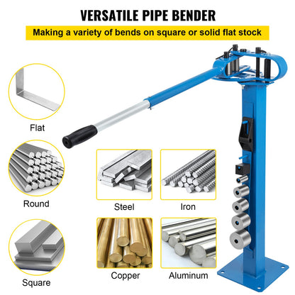 YP-38 Metal Bender 1"-3" Flat Bar Square Rod Bending 7 Dies w/ Floor Stand - Image 5