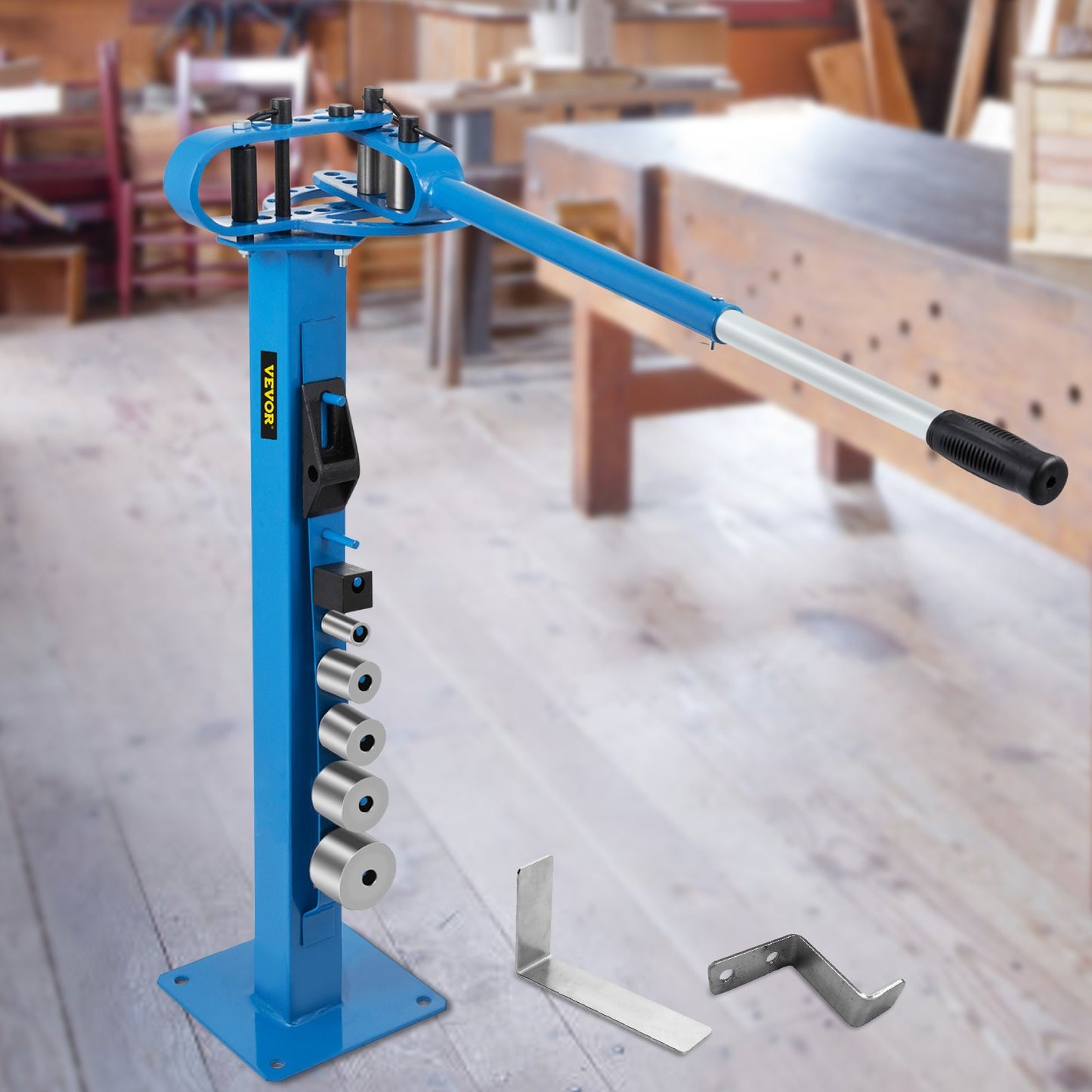YP-38 Metal Bender 1"-3" Flat Bar Square Rod Bending 7 Dies w/ Floor Stand - Image 8