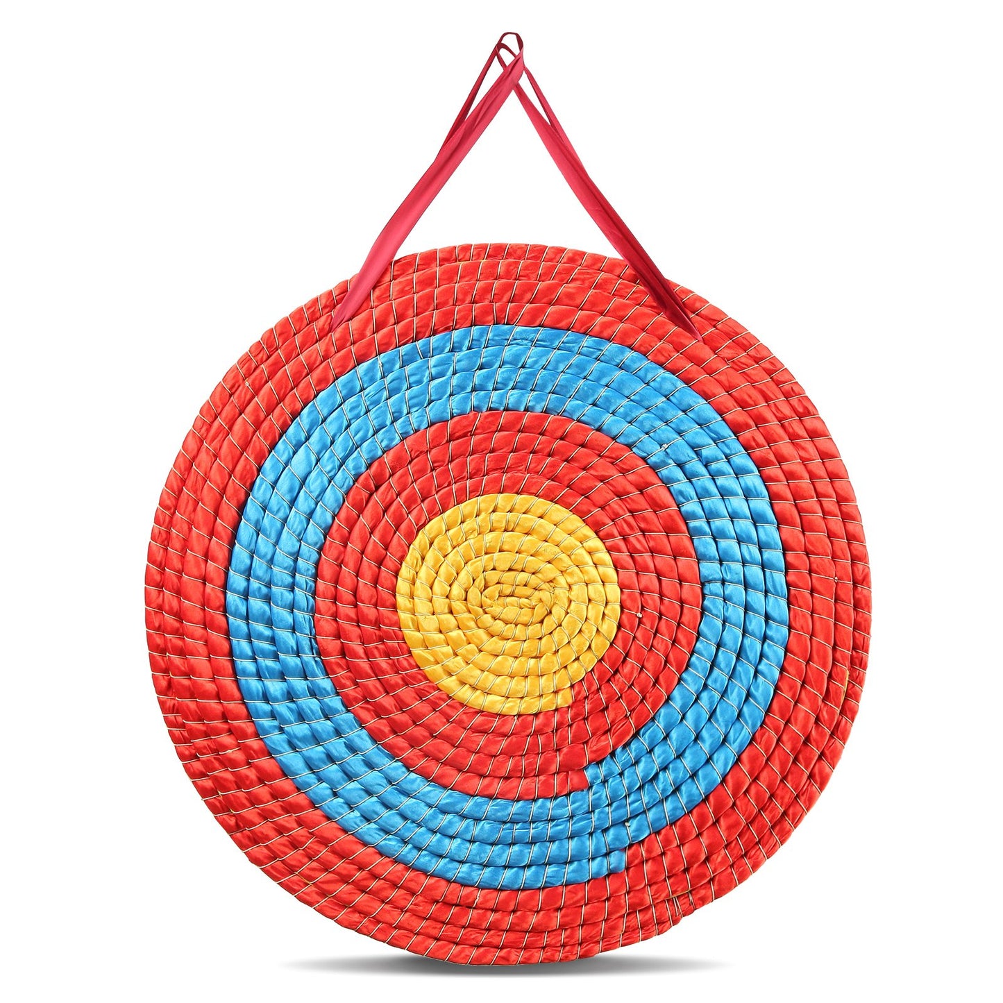 Archery Target, 5 Layers 20" Arrow Target, Traditional Solid Straw Round Archery Target Shooting Bow, Hand-Made Arrows Target, Coloured Rope Target for Backyard Outdoor Hunting Shooting Practice - Image 9