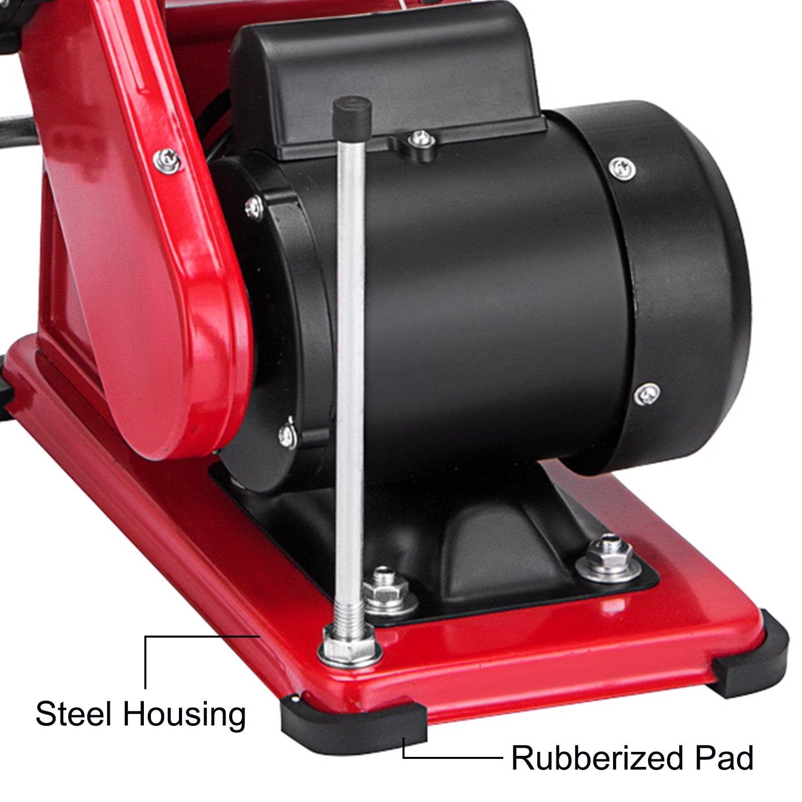 Belt Sander 4" x 36", Disc Combo Sander 6",Electric Adjustable Bench Belt Sander 375W,Grinder Bench Sanding Machine With 4 Rubber Foot Pad - Image 4