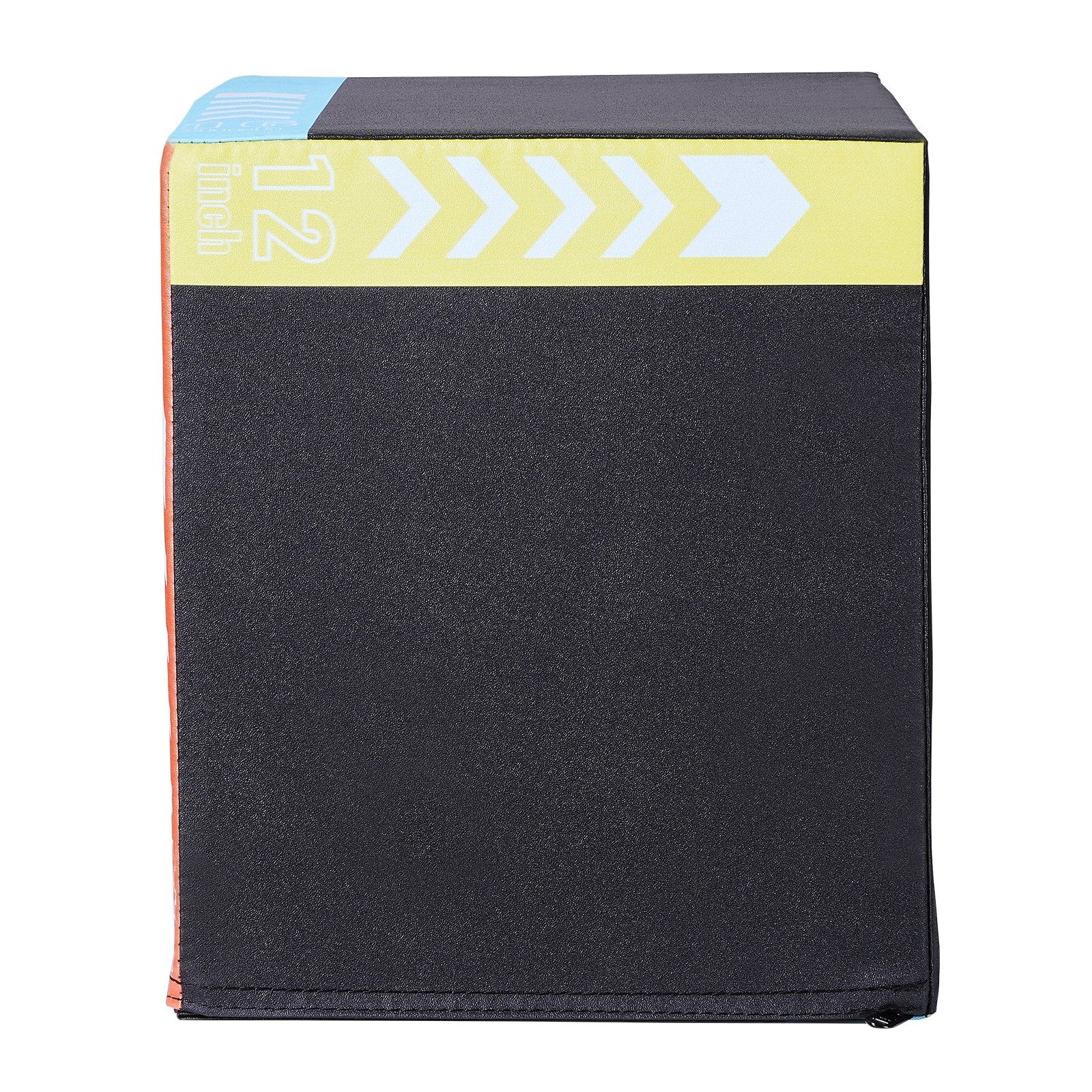 3 in 1 Plyometric Jump Box, 16/14/12 Inch Cotton Plyo Box, Platform & Jumping Agility Box, Anti-Slip Fitness Exercise Step Up Box for Home Gym Training, Conditioning Strength Training, Black - Image 9