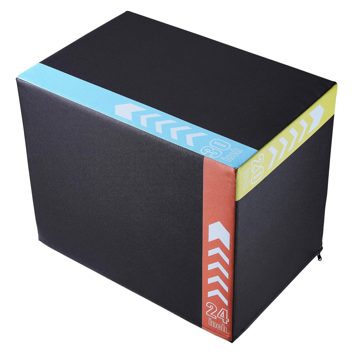3 in 1 Plyometric Jump Box, 30/24/20 Inch Foam Plyo Box, Platform & Jumping Agility Box, Anti-Slip Fitness Exercise Step Up Box for Home Gym Training, Conditioning Strength Training, Black - Image 9