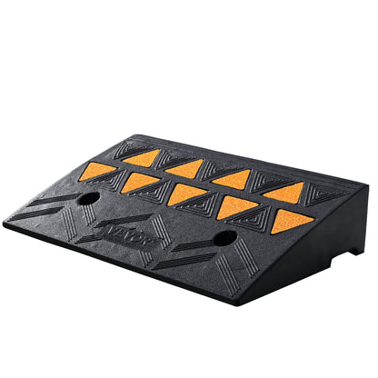 Rubber Curb Ramp 10.8 cm Rise Height Sidewalk Curb Ramp, 30 cm Width 50 cm Length Driveway Ramp for Curb, 15T Heavy Duty Rubber Ramp for Forklifts, Trucks, Buses, Cars, Wheelchairs, Bikes - Image 9