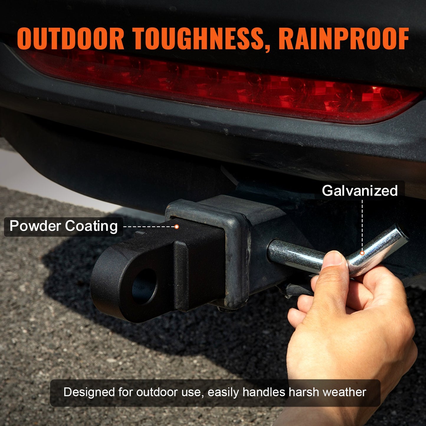 50mm Trailer Shackle Hitch Receiver Heavy Duty Tow Recovery for Truck Jeep - Image 4