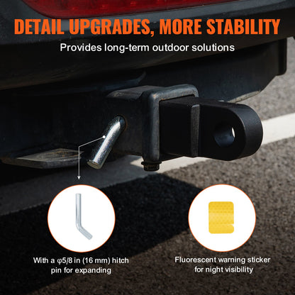 50mm Trailer Shackle Hitch Receiver Heavy Duty Tow Recovery for Truck Jeep - Image 5