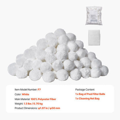 Pool Filter Balls for Sand Filter Pump 0.7 kg Reusable for Swimming Pool - Image 7