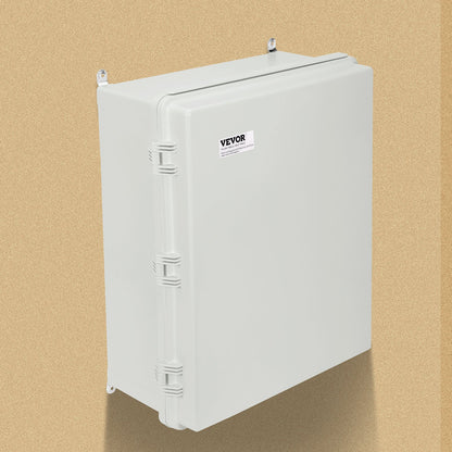 Outdoor Electrical Junction Box, 530 x 430 x 200 mm, ABS Plastic Electrical Enclosure Box with Hinged Cover Stainless Steel Latch, IP67 Dustproof Waterproof for Outdoor Electrical Projects, 21 x 17 x 8 inch - Image 8