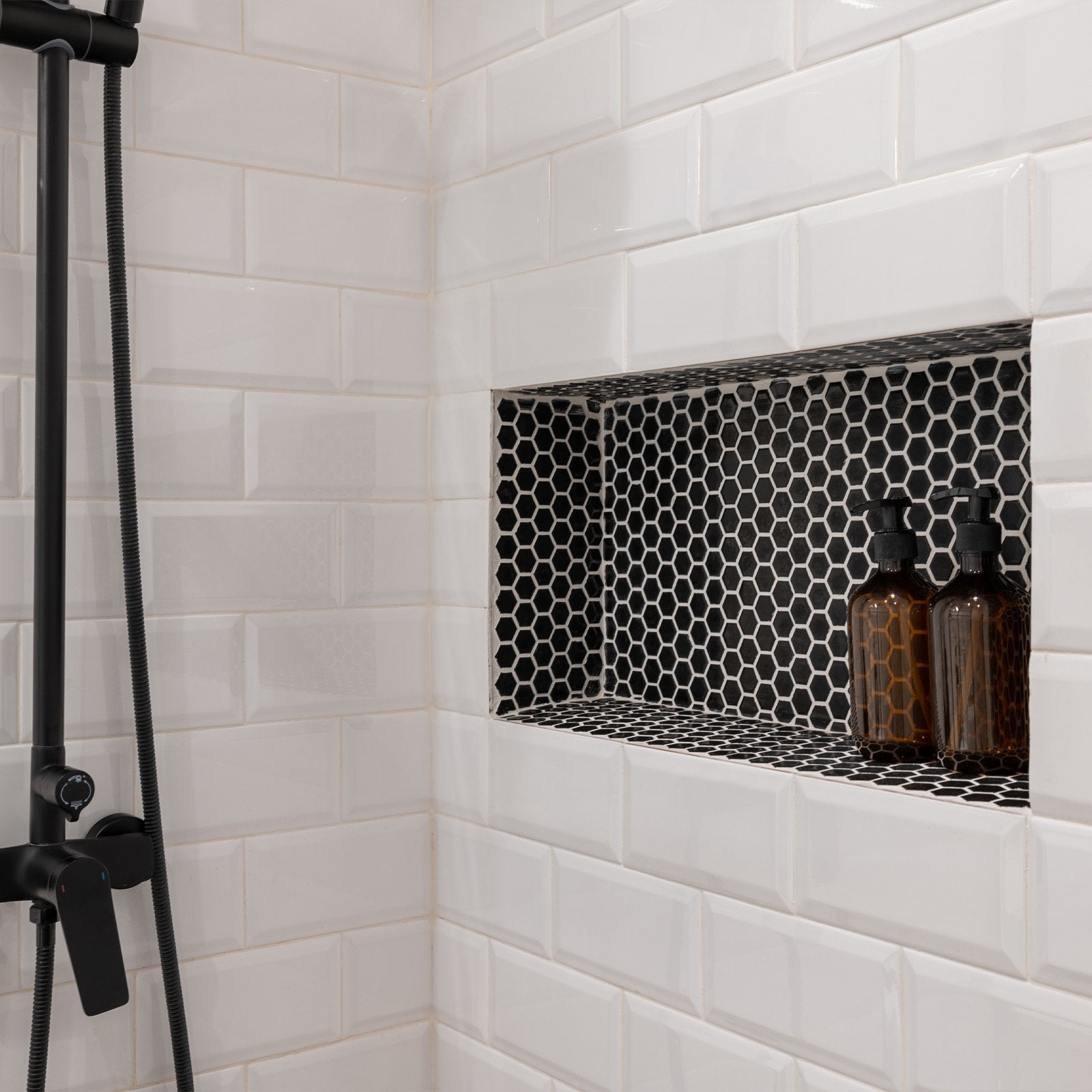 Shower Niche 40.6 x 50.8 x 10.2 cm Recessed Wall Divider Shelf Bathroom - Image 8