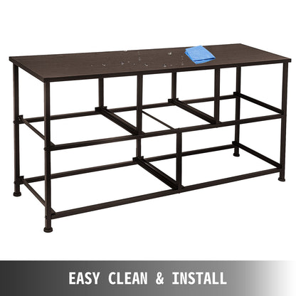 Dresser Storage Tower with 5 Fabric Drawer Steel Frame Storage Cabinet Bin Storage Organizer Unit Fabric Cube Dresser Chest Cabinet Coffee Wide (Coffee/Wide) - Image 6