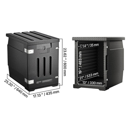 Insulated Food Pan Carrier, 90L Hot Box for Catering, LLDPE Food Box Carrier with Double Buckles, Front Loading Food Warmer for Restaurant, Canteen, etc. - Image 8