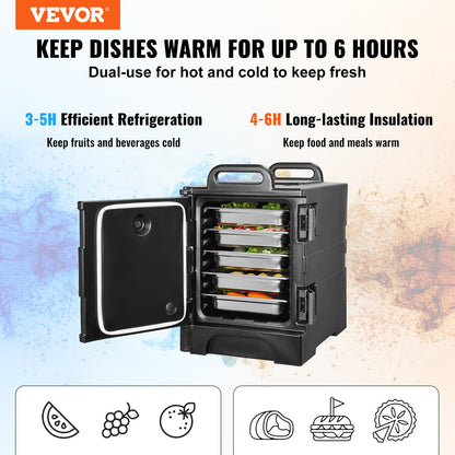Insulated Food Pan Carrier Stackable Catering Dishbox 81QT Chafing Dish - Image 2