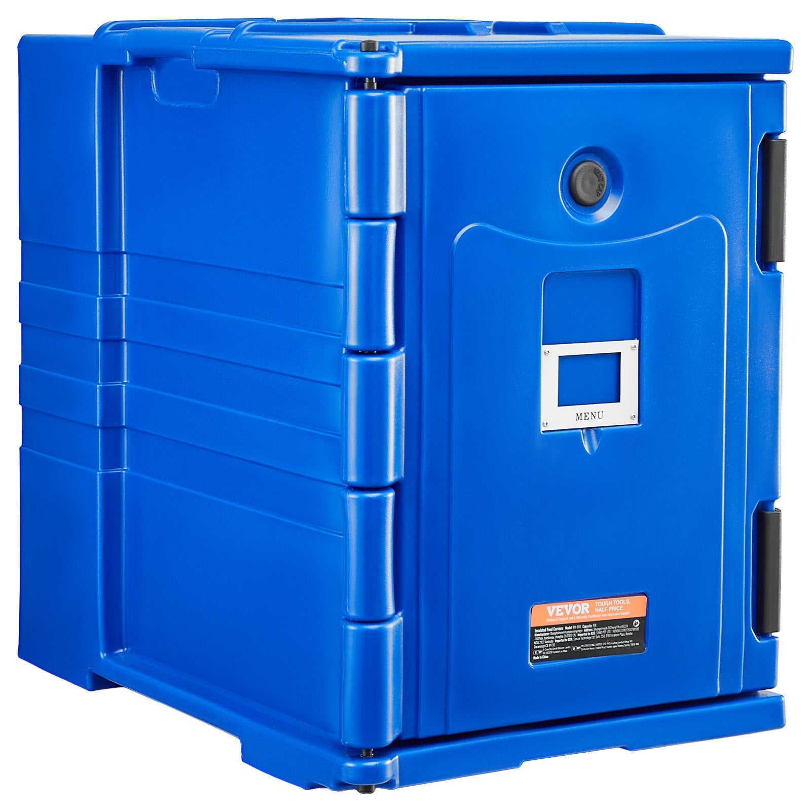 Insulated Food Pan Carrier, 90L Hot Box for Catering, Food Box Carrier with Double Buckles, Front Loading Food Warmer with Handles, Stackable End Loader for Restaurant, Canteen - Image 9