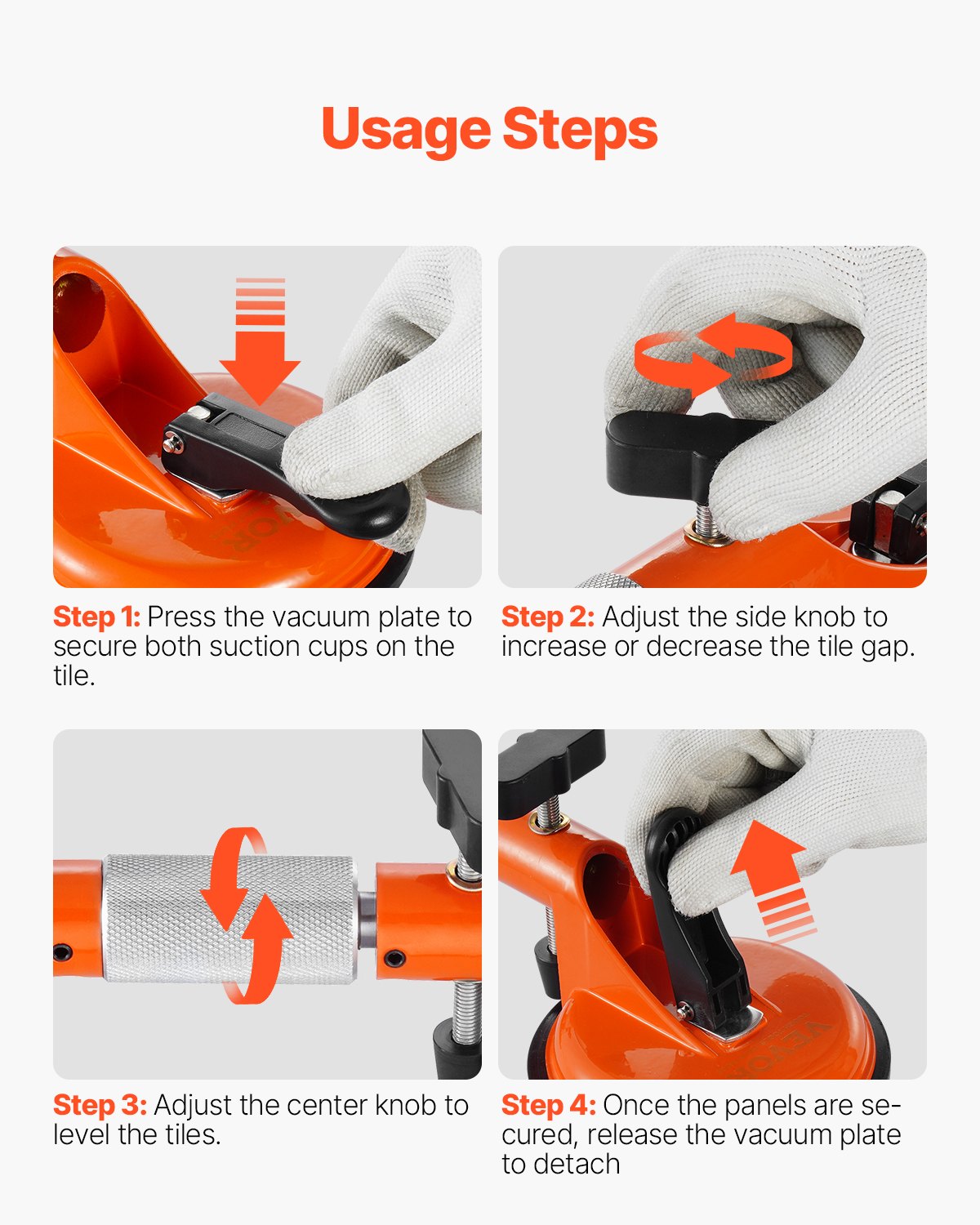 Seamless Seam Setter 5" Suction Cup for Countertop Seam Joining & Leveling - Image 5