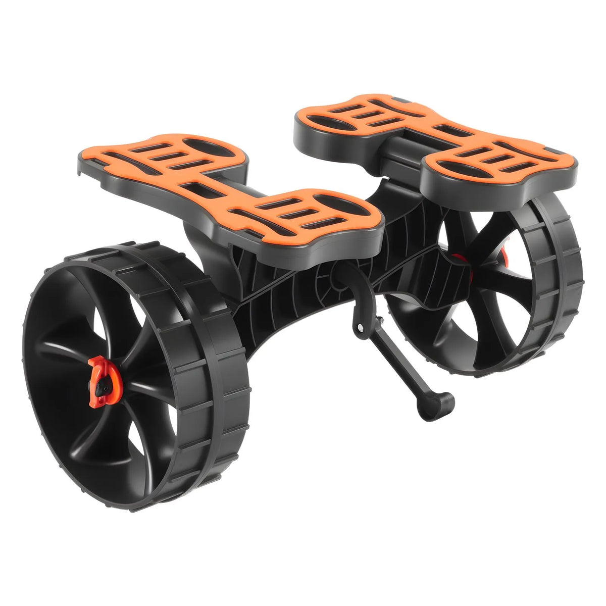 Kayak Cart, 136.1 kg Load Capacity, Foldable Kayak Trolley with 25.4 cm Solid Rubber Tires & 1 Ratchet Strap, Paddle Board Trolley for Carrying Kayaks, Canoes, Paddleboards, Float Mats,Jon Boats - Image 9