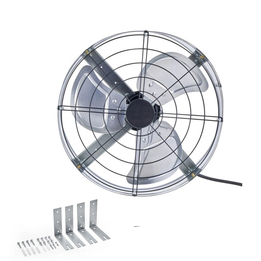 380 mm Gable Mount Fan 1300 CFM Attic Vent Fan with Adjustable Thermostat