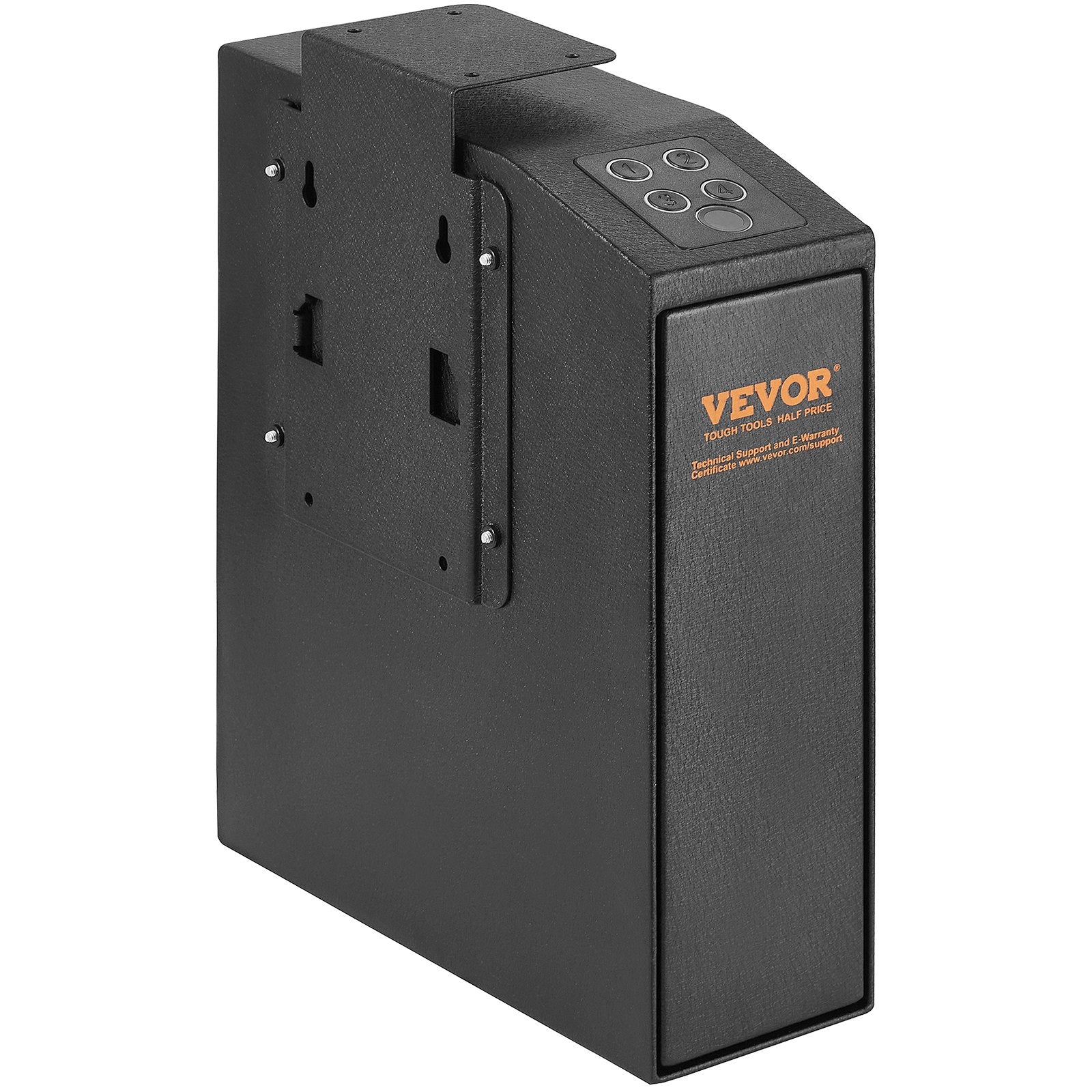 Mounted Gun Safe for Pistols Biometric Gun Safe 3 Access Ways 1 Pistol
