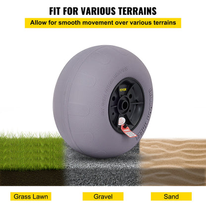 Balloon Beach Wheels Replacement Beach Tires 13" TPU 121 LBS Load Capacity - Image 5