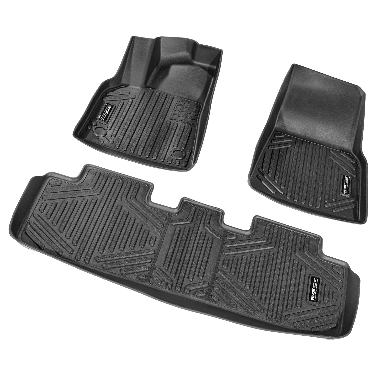 Automotive Floor Mats Fits for Tesla Model Y 2021-2024 3 pcs TPE Liners - Image 9