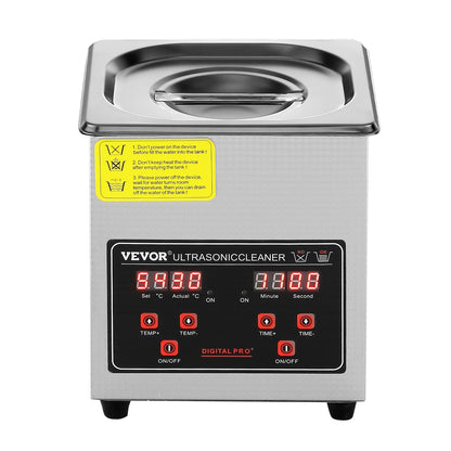 Ultrasonic Cleaner with Digital Timer & Heater, Professional Ultra Sonic Jewelry Cleaner, Stainless Steel Heated Cleaning Machine for Glasses Watch Rings Small Parts Circuit Board (2L) - Image 9