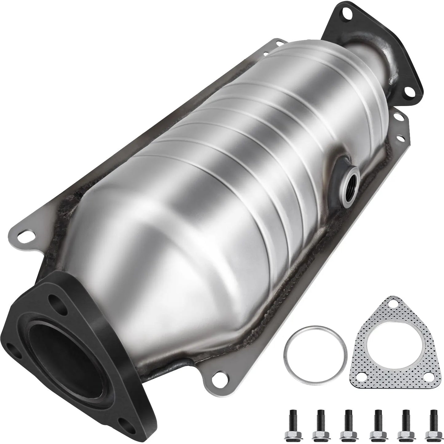 Catalytic Converter Compatible with 1998-2002 Honda Accord 2.3L, Direct-Fit High Flow Series Cat Converter, Stainless Steel Exhaust Converter Pipe with Flange Design & Gasket (OBD III Compliant) - Image 9