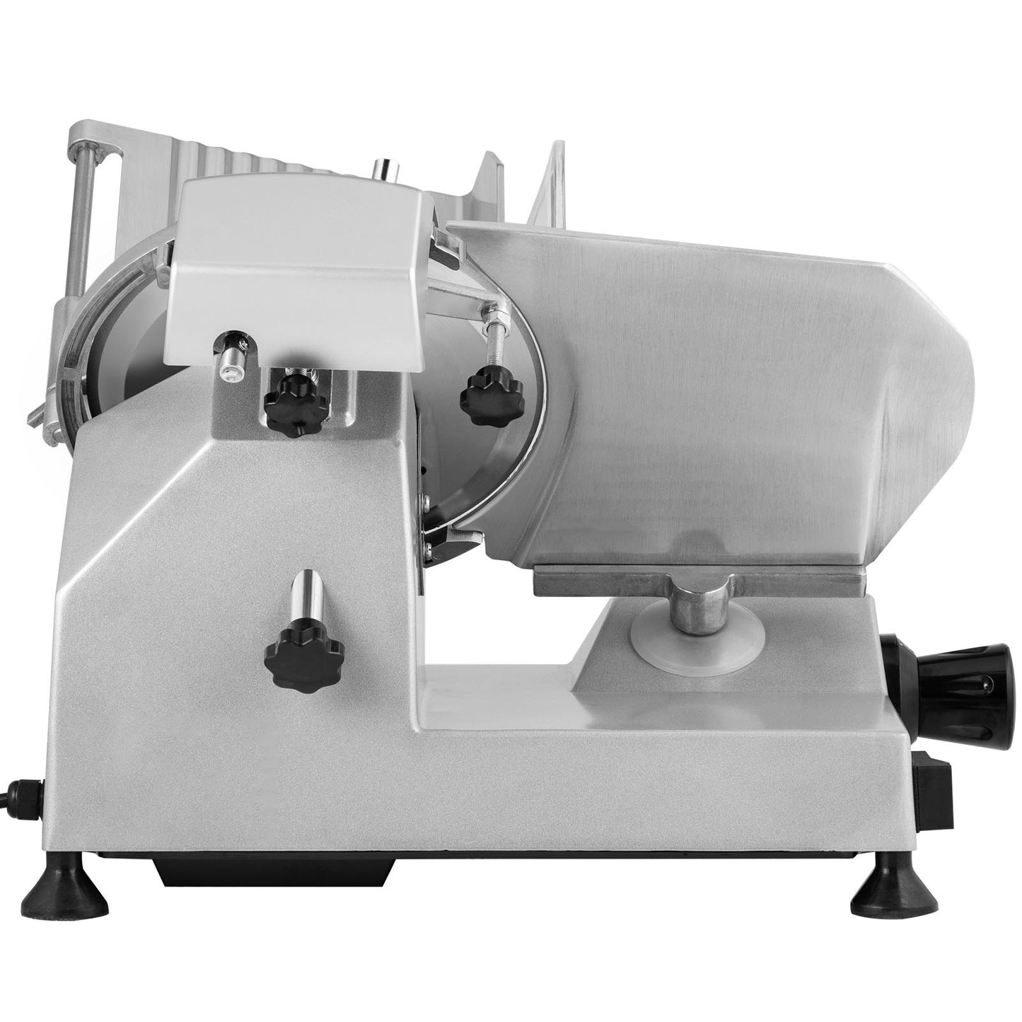 Commercial Meat Slicer, 200W Electric Deli Food Slicer, 350-400RPM Meat Slicer with 8" Carbon Steel Blade, 0 - 0.47 inch Adjustable Thickness Electric Meat Slicer for Home and Commercial Use - Image 9