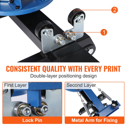 4 Color 1 Station Silk Screening Screenprint Press Screen Printing Machine - Image 3